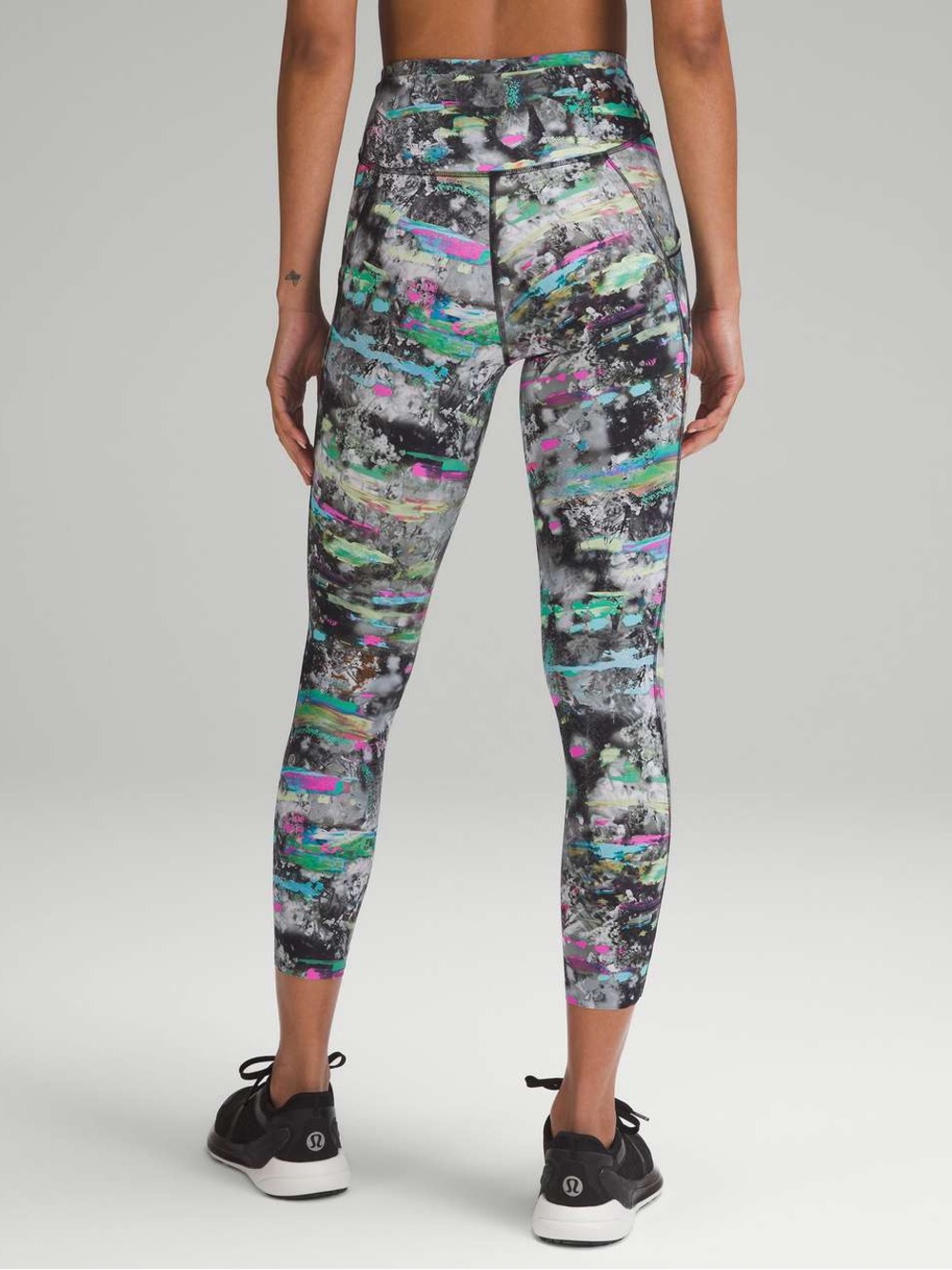 136. Lululemon Fast and Free High-Rise Tight 25" *Pockets Paint Drift Multi NWT